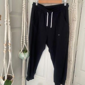 MP Black Drawstring Pockets Athletic Athleisure Capri Pants L